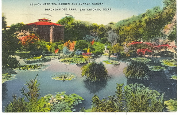 Chinese Tea Garden and Sunken Garden, Brackenridge Park, San Antonio, TX - Carey's Emporium
