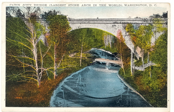 Cabin John Bridge (Largest Stone Arch in the World), Washington, DC - Carey's Emporium