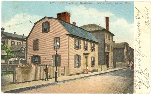 Birthplace of Nathaniel Hawthorne, Salem, MA - Carey's Emporium