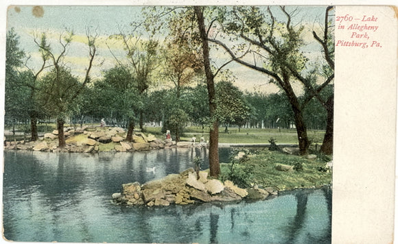 Lake in Allegheny Park, Pittsburgh, PA - Carey's Emporium