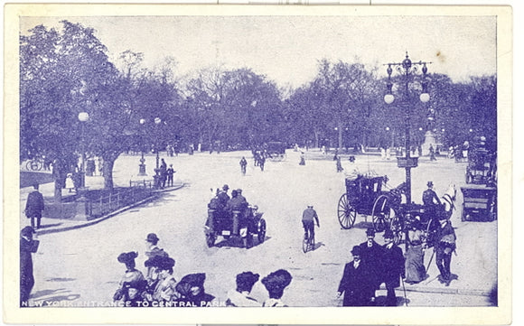 Entrance to Central Park, New York, NY - Carey's Emporium