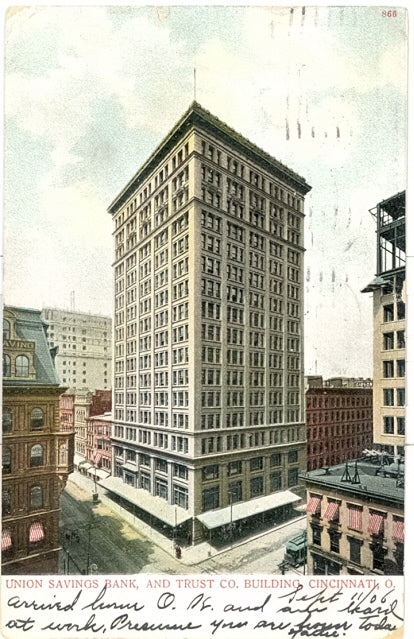 Union Savings Bank, and Trust Co. Building, Cincinnati, OH - Carey's Emporium