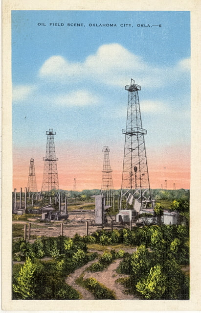 Oil Field Scene, Oklahoma City, OK - Carey's Emporium