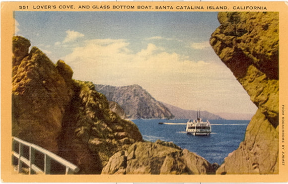 Lover's Cove, and Glass Bottom Boat, Santa Catalina Island, CA - Carey's Emporium