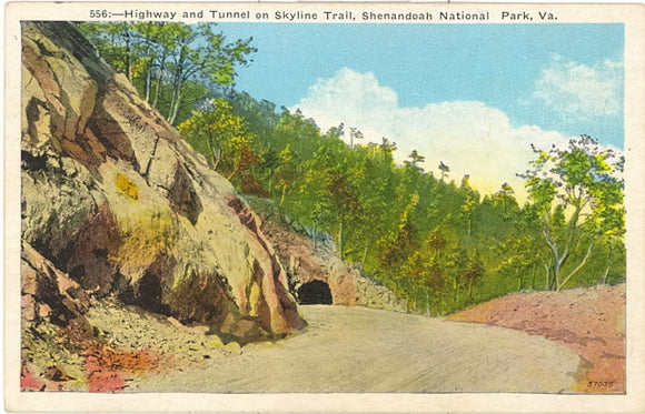Highway and Tunnel on Skyline Trail, Shenandoah National Park - Carey's Emporium