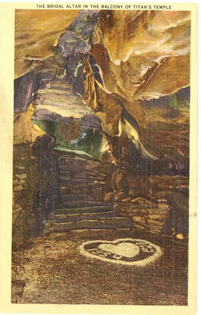 The Bridal Alter in the Balcony of Titan's Temple, Howe Caverns, Cobleskill, NY - Carey's Emporium