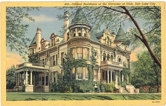Official Residence of the Governor of Utah, Salt Lake City, UT - Carey's Emporium
