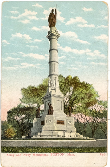 Army and Navy Monument, Boston, MA - Carey's Emporium