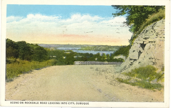 Scene on Rockdale Road leading Into City, Dubuque, IA - Carey's Emporium