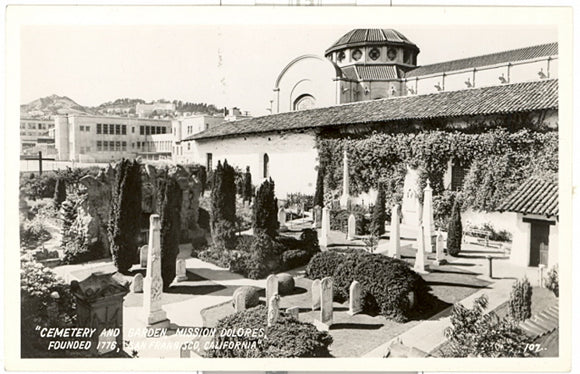 Cemetery and Garden, Mission Dolores, San Francisco, CA - Carey's Emporium