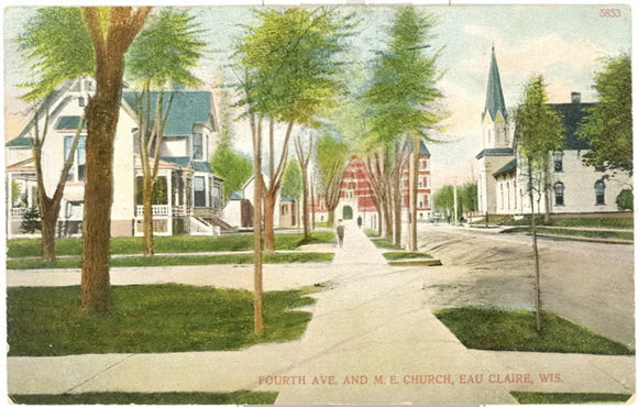 Fourth Ave. and M. E. Church, Eau Claire, WI - Carey's Emporium