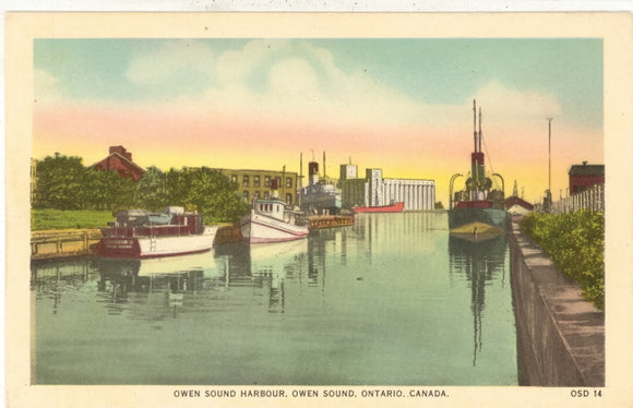 Owen Sound Harbour, Owen Sound, Ontario, Canada - Carey's Emporium