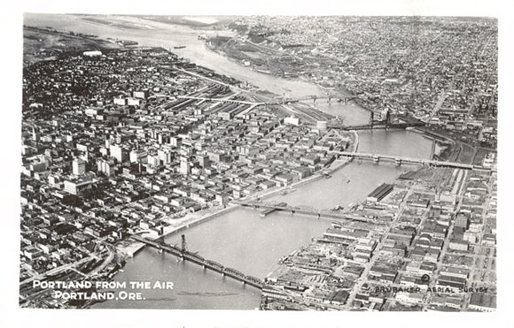 Portland From The Air, Portland, OR - Carey's Emporium