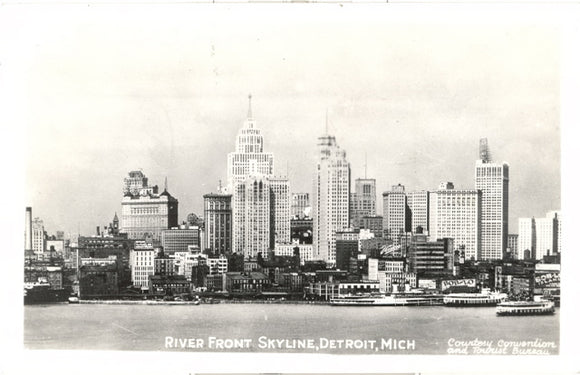 River Front Skyline, Detroit, MI - Carey's Emporium