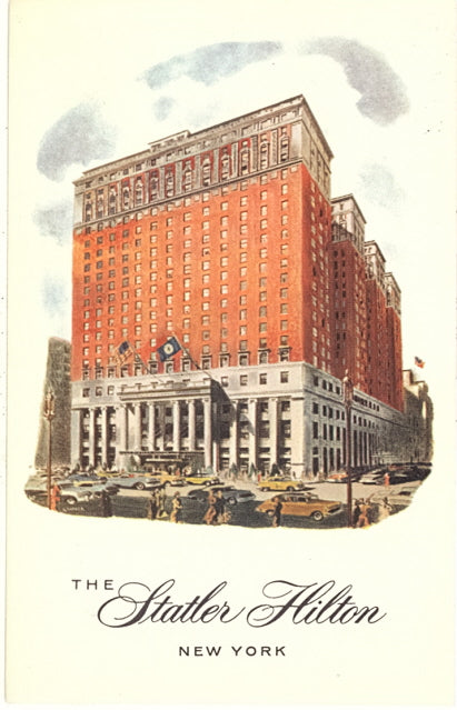 The Statler Hilton, New York, NY - Carey's Emporium