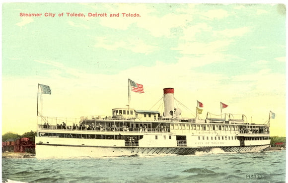 Steamer City of Toledo, Detroit and Toledo - Carey's Emporium