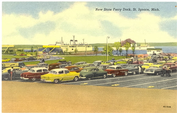 New State Ferry Dock, St. Ignace, MI - Carey's Emporium