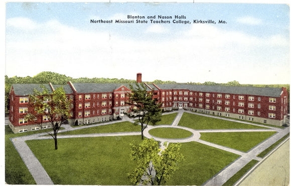 Blanton and Nason Halls, Northeast Missouri State Teachers College, Kirksville, MO - Carey's Emporium