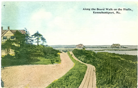 Along the Board Walk on the Bluffs, Kennebunkport, ME - Carey's Emporium