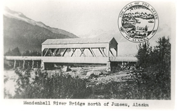 Mendenhall River Bridge north of Juneau, AK - Carey's Emporium