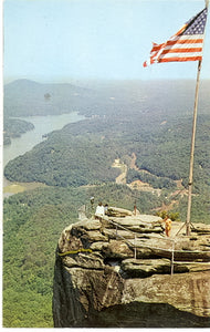 Looking Over the Top of Chimney Rock, NC - Carey's Emporium