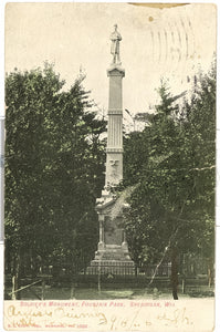 Soldier's Monument, Fountain Park, Sheboygan, WI - Carey's Emporium