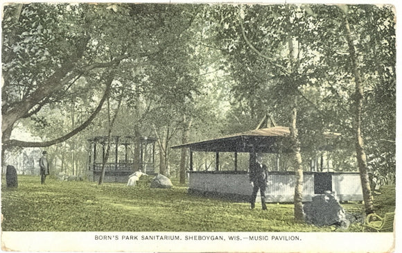 Born's Park Sanitarium, Music Pavilion, Sheboygan, WI - Carey's Emporium