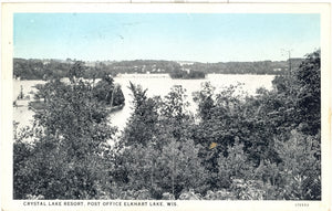 Crystal Lake Resort, Post Office Elkhart Lake, WI - Carey's Emporium