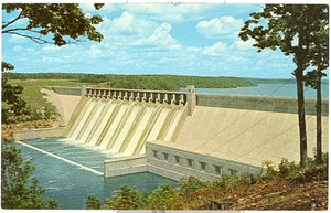 Pictorial View, Bull Shoals Dam, Ozarks MO - Carey's Emporium