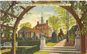 Gardens and The Royal Governor's Palace, Williamsburg, VA - Carey's Emporium