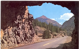 Mt. Abrams From Highway Tunnel, US 550 Near Ouray, CO - Carey's Emporium