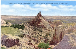 Scene Near Cedar Pass Lodge, Badlands National Monument, SD - Carey's Emporium