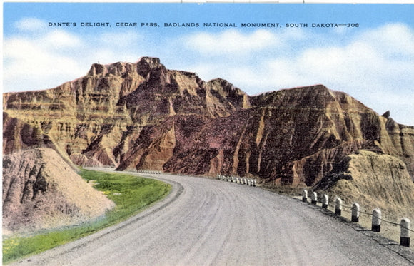 Dante's Delight, Cedar Pass, Badlands National Monument, SD - Carey's Emporium