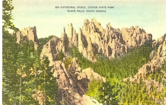 Cathedral Spires, Custer State Park, Black Hills, SD - Carey's Emporium