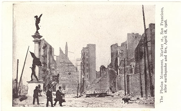 Earthquake, Market Street, San Francisco, CA - Carey's Emporium