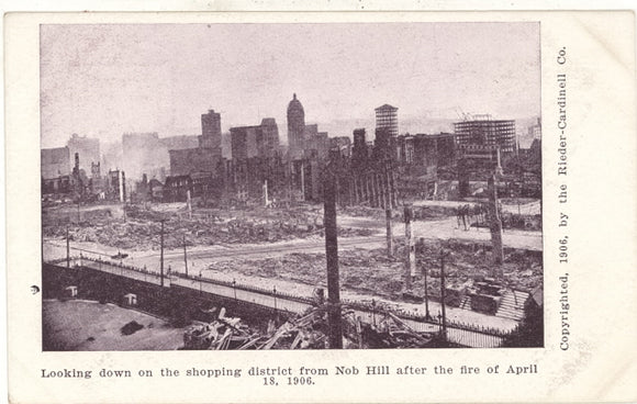 Earthquake, Shopping District, San Francisco, CA - Carey's Emporium