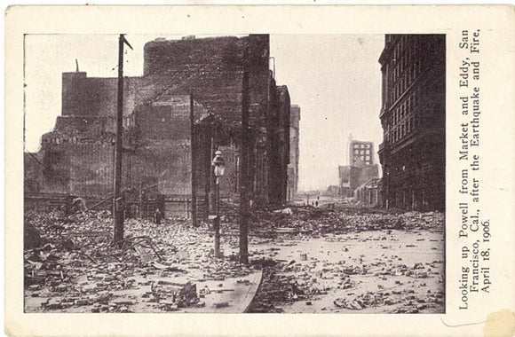 Earthquake, Powell Street, San Francisco, CA - Carey's Emporium