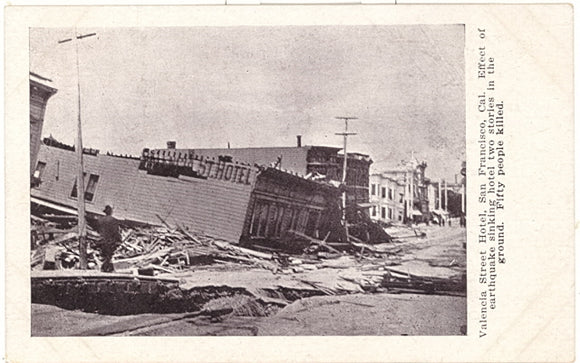 Earthquake, Valencia Street Hotel, San Francisco, CA - Carey's Emporium