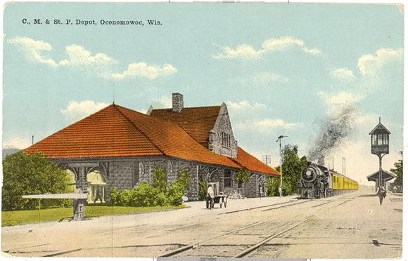 C. M. and St. P. Depot, Oconomowoc, WI - Carey's Emporium
