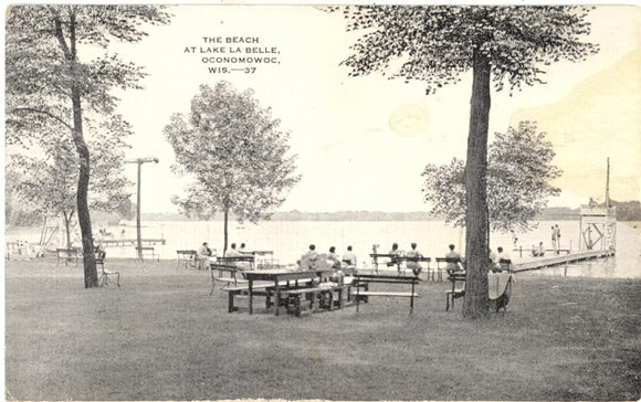 The Beach at Lake La Belle, Oconomowoc, WI - Carey's Emporium