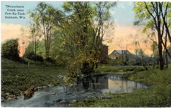 Weyerhorst Creek, near Paw-Ka-Tuck, Oshkosh, WI - Carey's Emporium