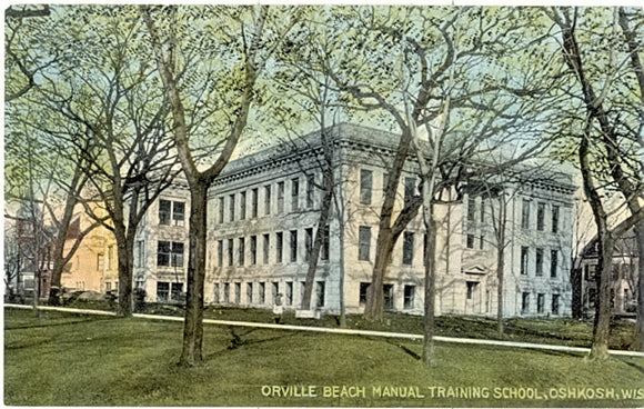Orville Beach Manual Training School, Oshkosh, WI - Carey's Emporium