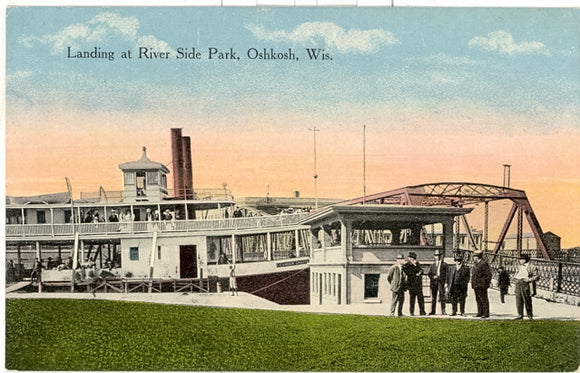 Landing at River Side Park, Oshkosh, WI - Carey's Emporium