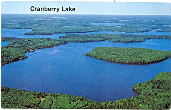 Cranberry Lake Showing Dollar, Catfish, and Eagle Lakes in the distance, WI - Carey's Emporium