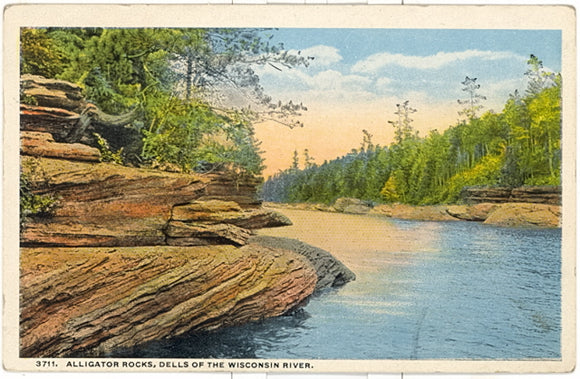 Alligator Rocks, Dells of the Wisconsin River, WI - Carey's Emporium