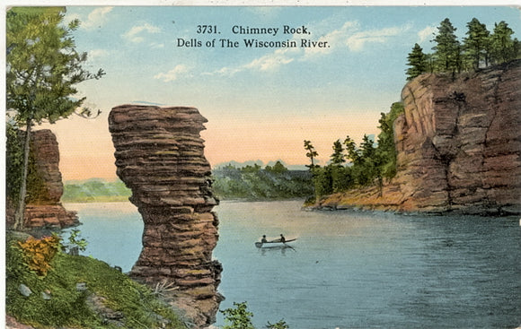 Chimney Rock, Dells of the Wisconsin River, WI - Carey's Emporium