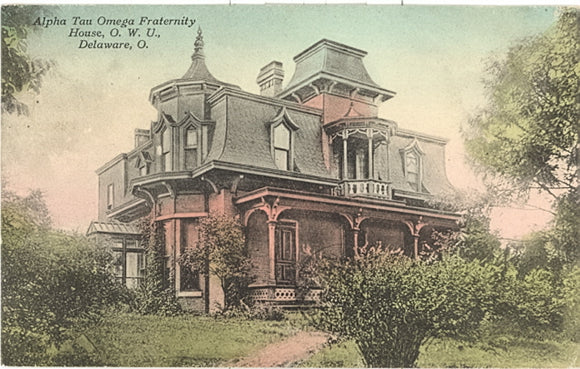 Alpha Tau Omega Fraternity House, O. W. U., Delaware, OH - Carey's Emporium