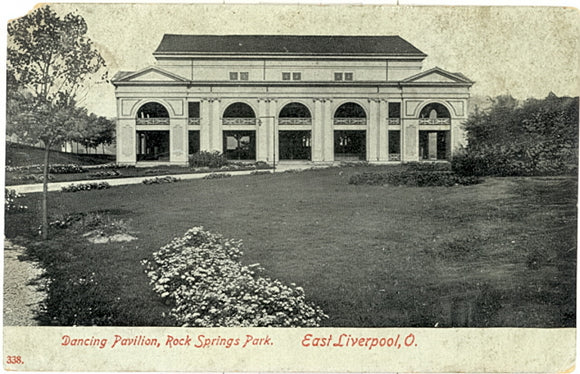 Dancing Pavilion, Rock Springs Park, East Liverpool, OH - Carey's Emporium