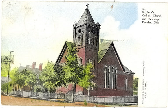 St. Ann's Catholic Church and Parsonage, Dresden, OH - Carey's Emporium