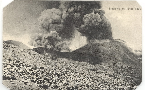 Eruzione dell'Etna 1892 - Carey's Emporium